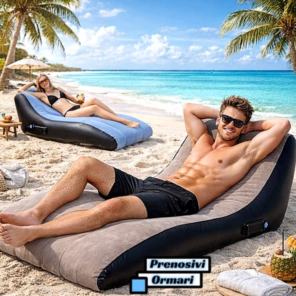 Prenosiva ležaljka sa ergonomskim dizajnom na naduvavanje